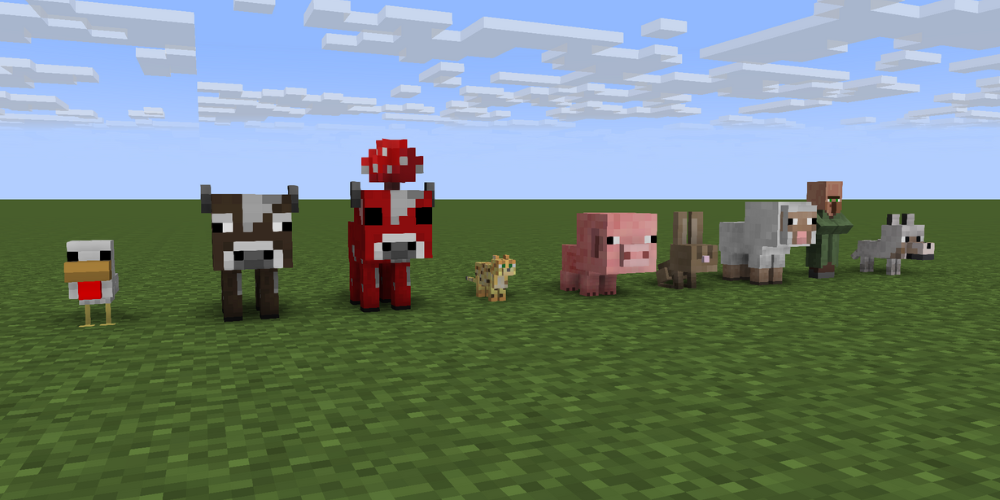 Animals minecraft